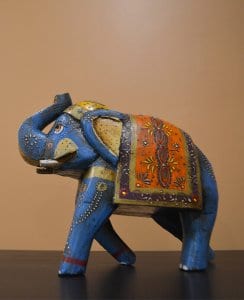 Blue elephant image